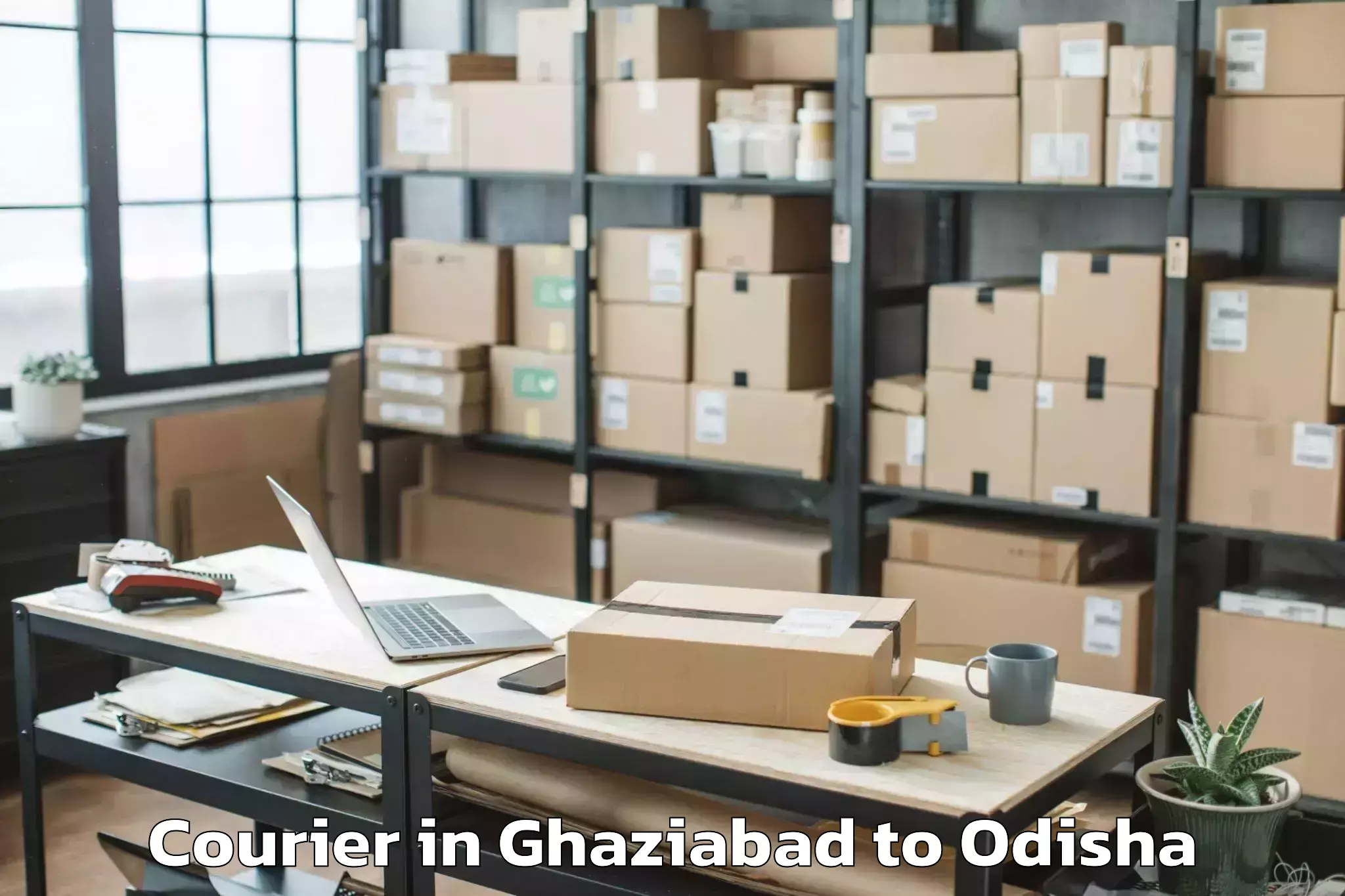 Leading Ghaziabad to Melchhamunda Courier Provider